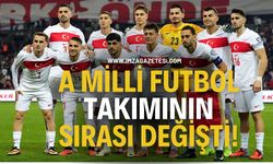 A Milli Futbol Takımının Sırası Değişti!