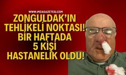 Zonguldak’ın Tehlikeli Noktası! Bir Haftada 5 kişi Hastanelik Oldu!