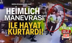 Jandarma "Heimlich Manevrası" İle Hayat Kurtardı!