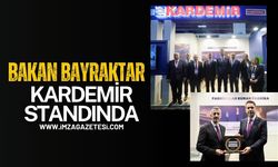 Bakan Alparslan Bayraktar, Kardemir standında!