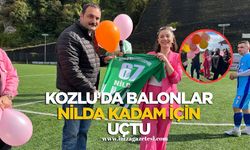 Kozlu Belediyespor Maçı Öncesinde Balonlar Nilda Kadam için uçtu!