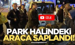 Motosiklet sürücüsü park halindeki araca saplandı! 1 ağır yaralı