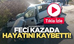 Otomobil ile kamyon çarpıştı! 1 ölü