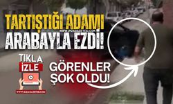 Trafikte Kavga! Aracıyla Karşı Tarafı Ezdi!