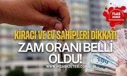 Kiracılar ve Ev Sahipleri Dikkat! Zam Oranı Belli Oldu!