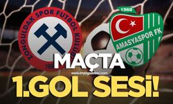 Zonguldakspor Amasyaspor maçında ilk gol sesi