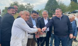 Aşağı Tekke Köyü’nde cami temeli dualarla atıldı