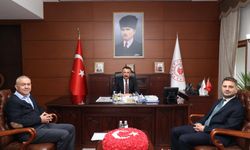 Çatalağzı Belediye Başkanı Palabaş, Vali Hacıbektaşoğlu’nu ziyaret etti