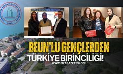 BEUN’lu Gençler Türkiye Birincisi Oldu!