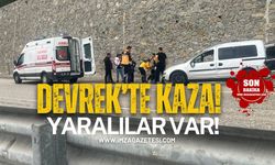 Devrek’te Trafik Kazası! Yaralılar Var!