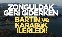 Zonguldak geriye giderken Bartın ve Karabük ilerledi
