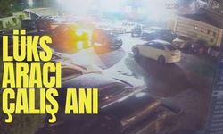 Ereğli'de 25 milyonluk lüks aracın çalınma anı