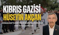Kıbrıs Gazisi Hüseyin Akçan, Zonguldak'ta Son Yolculuğuna Uğurlandı