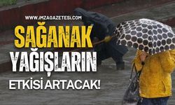 Sağanak Yağışlar, Gece Saatlerinde Etkisini Artırarak!