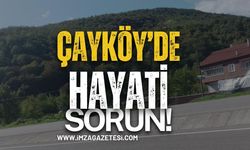 Çayköy'de Hayati Sorun! Yetkililere Seslendiler!