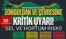 Meteorolojiden Zonguldak ve Çevresine Kritik Uyarı! Sel, Hortum Riski!
