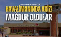 Zonguldak Havalimanı'nda Kriz! Mağdur Oldular!