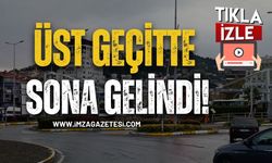 Zonguldak’ta Asansörlü Yaya Üst Geçitte Sona Gelindi