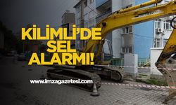 Kilimli’de Sel Alarmı! Belediye Teyakkuzda