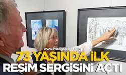 73 Yaşında İlk Kişisel Resim Sergisini Açtı: Hayatının renklerini tuvale taşıdı!