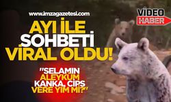 Ayı İle Sohbeti Viral Oldu! "Selamın Aleyküm Kanka, Cips Vereyim Mi?"