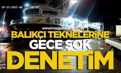 Balıkçı Teknelerine Gece Şok Denetim