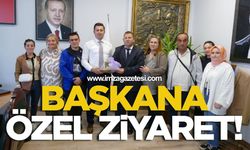 Başkana Özel Ziyaret!