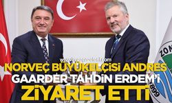 Norveç Büyükelçisi Andreas Gaarder Başkanımız Tahsin Erdem’i Ziyaret Etti