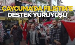 Çaycuma'da Filistin'e Destek Yürüyüşü