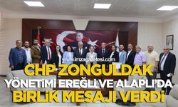 CHP Zonguldak Yönetimi Ereğli ve Alaplı’da Birlik Mesajı Verdi