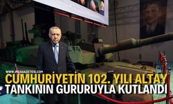 Cumhuriyetin 102. Yılı Altay Tankının Gururuyla Kutlandı