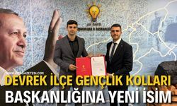 Devrek ilçe gençlik kolları başkanlığına yeni isim!