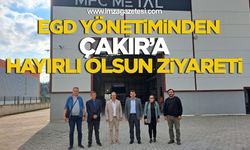 EGD Yönetiminden Çakır’a Hayırlı Olsun Ziyareti