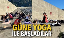 Güne Yoga ile Başladılar!