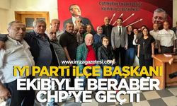 İYİ Parti İlçe Başkanı Ekibiyle Beraber CHP’ye Geçti