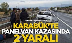 Karabük'te Panelvan Kazasında 2 Yaralı