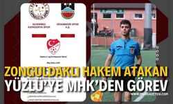 Zonguldaklı Hakem Atakan Yüzlü’ye MHK’den Görev