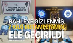 Rahleye Gizlenmiş Yedi Kilo Metamfetamin Ele Geçirildi