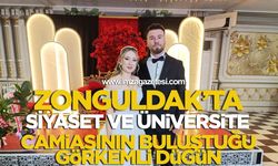 Zonguldak’ta Siyaset ve Üniversite Camiasının Buluştuğu Görkemli Düğün