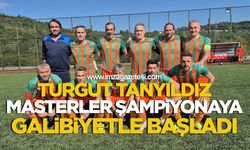 Turgut Tanyıldız Masterler şampiyonaya galibiyetle başladı