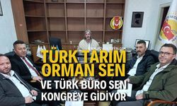 Türk Tarım Orman Sen ve Türk Büro Sen kongreye gidiyor
