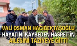 Vali Osman Hacıbektaşoğlu Çaycuma'da Hayatını Kaybeden Hasret'in Ailesine Taziyeye Gitti