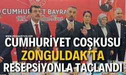 Cumhuriyet Coşkusu Zonguldak’ta Resepsiyonla Taçlandı