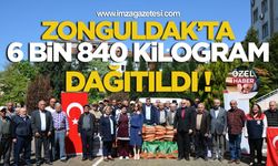 Zonguldak’ta 6 Bin 840 Kilogram Dağıtıldı!