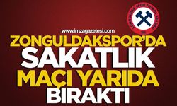 Zonguldakspor’da Sakatlık Maçı Yarıda Bıraktı