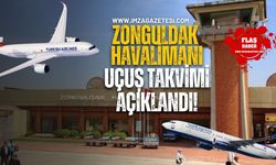 Zonguldak Havalimanı Kasım 2025 Uçuş Takvimi Açıklandı!