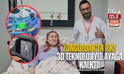 Zonguldak’ta Tıp'ta bir ilk! Yatağa Mahkûm Kadın 3D Teknolojiyle Ayağa Kalktı!