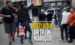 Zonguldak Kozlu'da kavga! Ortalık karıştı!