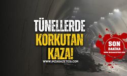 Zonguldak-Kozlu Yolunda Tünellerde Kaza!
