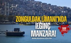 Zonguldak Limanı’nda İlginç Manzara!